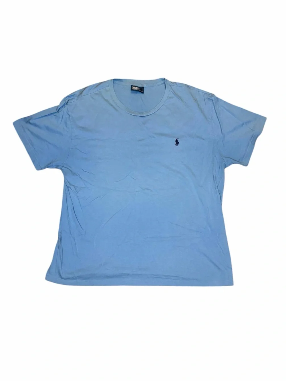 Polo Ralph Lauren Classic Light Blue Pony Logo 2XL Tee Casual Preppy XXL